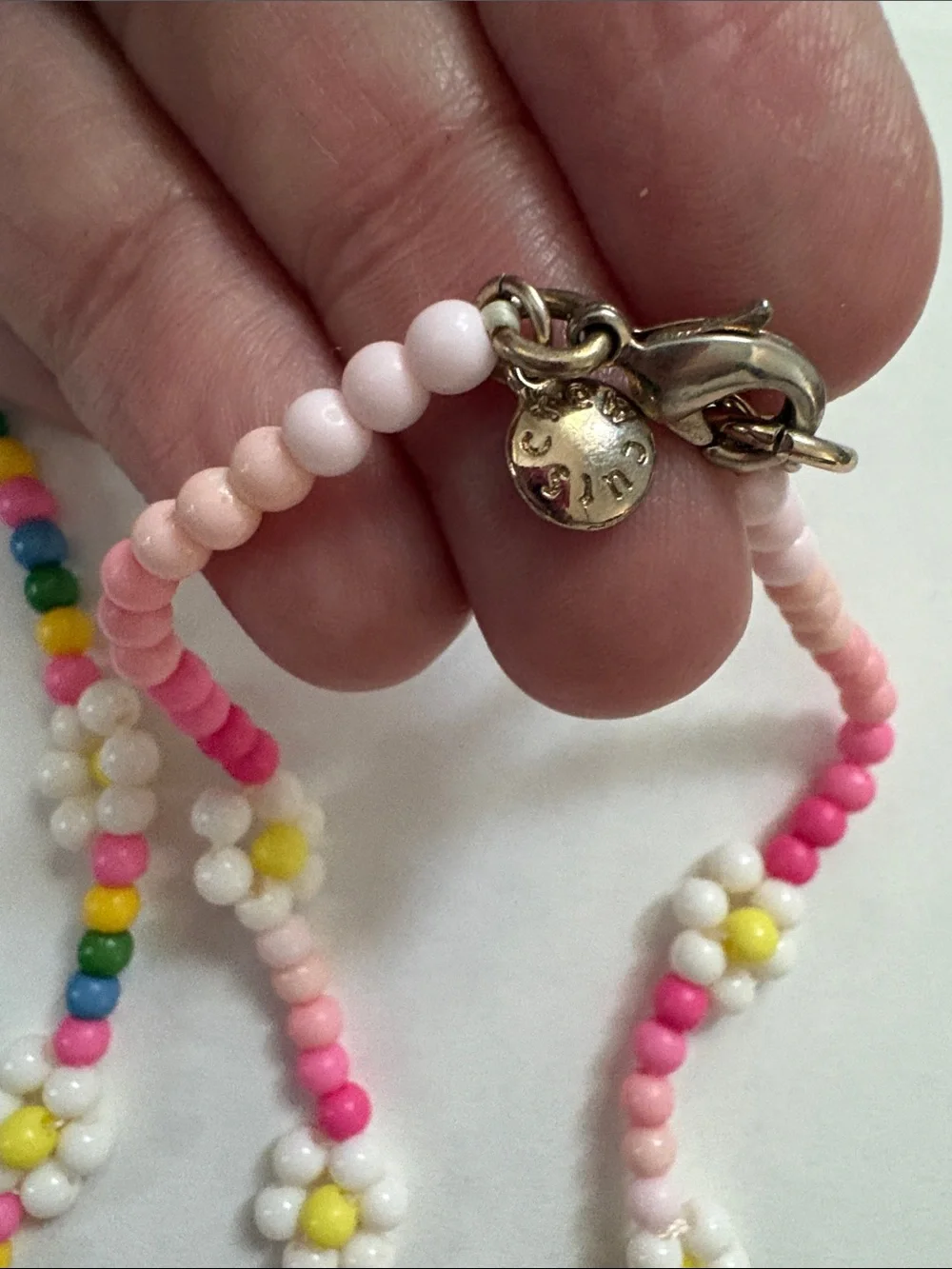 Crewcuts set of two daisy beaded necklaces